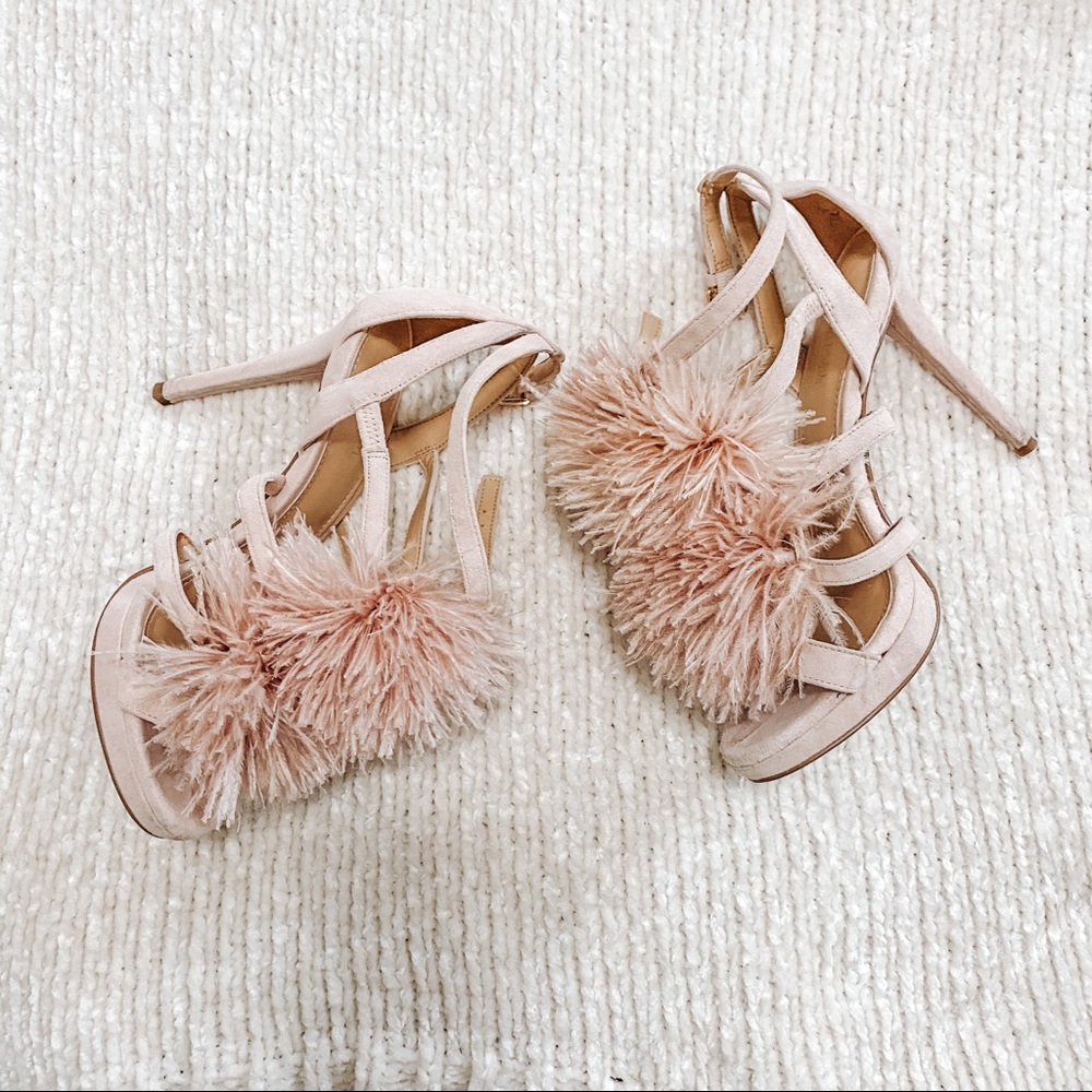 Michael Kors Pink Fluff Heels